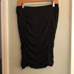 Athleta black above knee skirt small